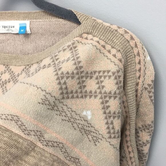 Anthro | Sparrow Far Flung Fair Isle  Sweater | M - Picture 3 of 7